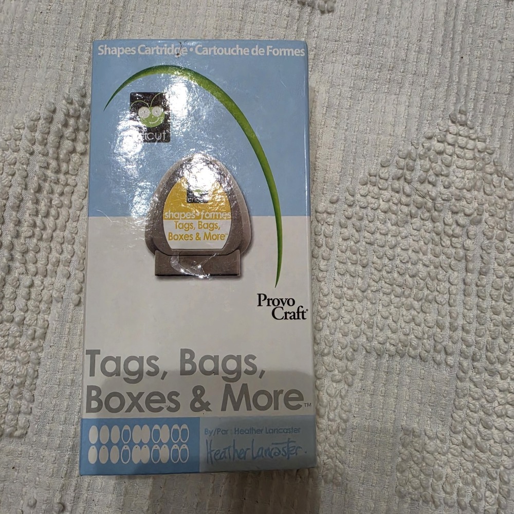 Cricut‎  Shapes; Tags, Bags, Boxes & More Shapes Cartridge Link Status Unknown